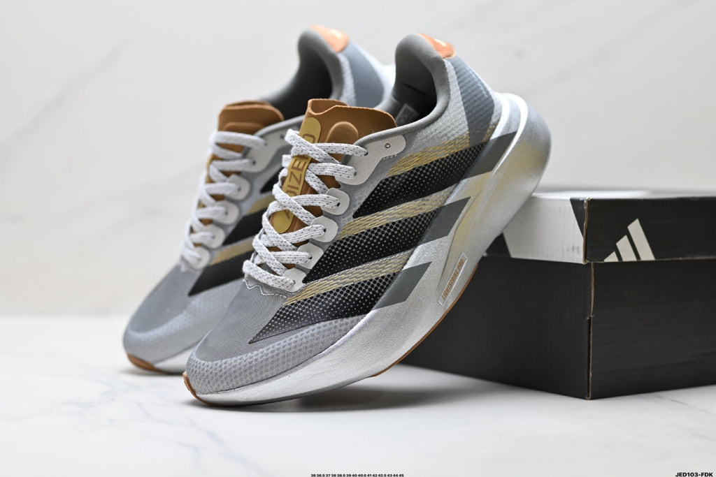 Adidas Unisex Running Shoes #10 - 5 Colorways incl. White/Black/Gold & Black/Pink