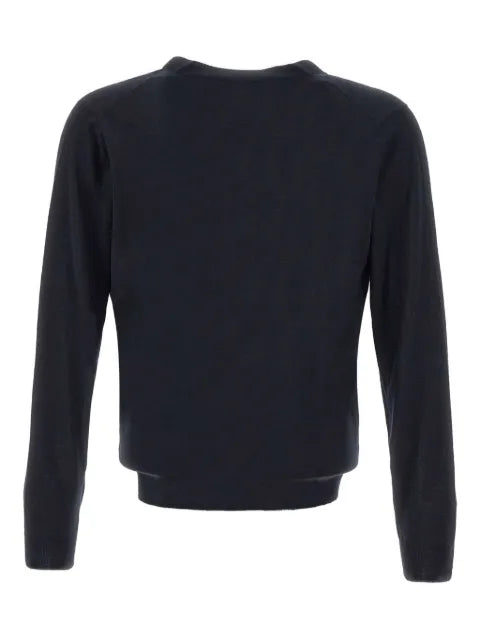 Filippo De Laurentiis V-neck ribbed-edge cardigan