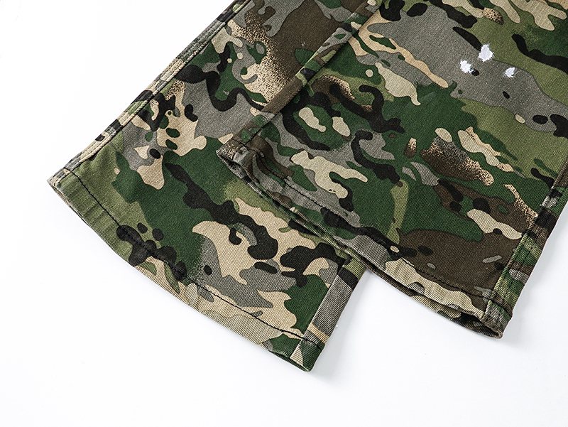 Purple Brand Green Camouflage Utility Pants