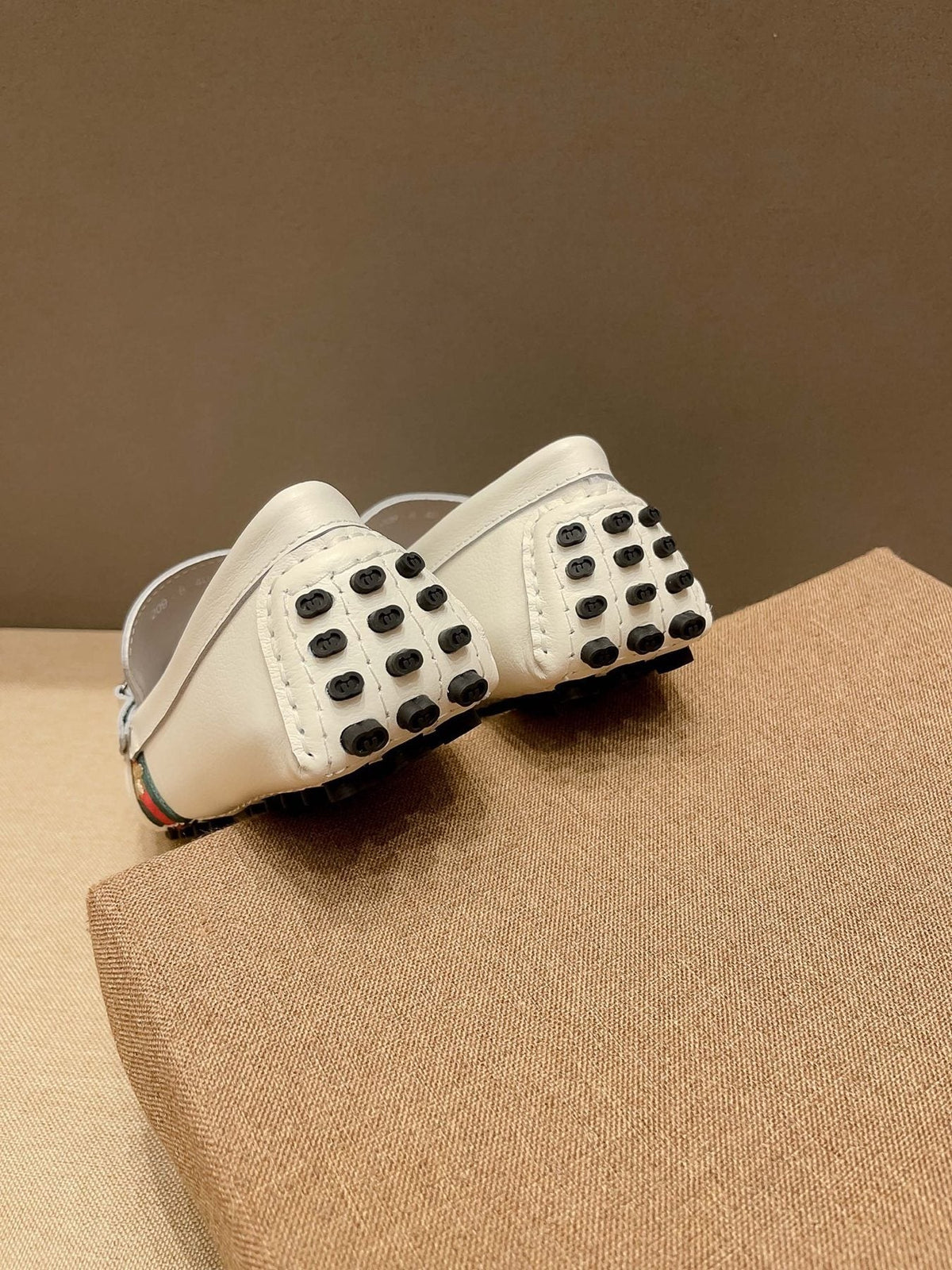Gucci Web Accent Driving Loafers